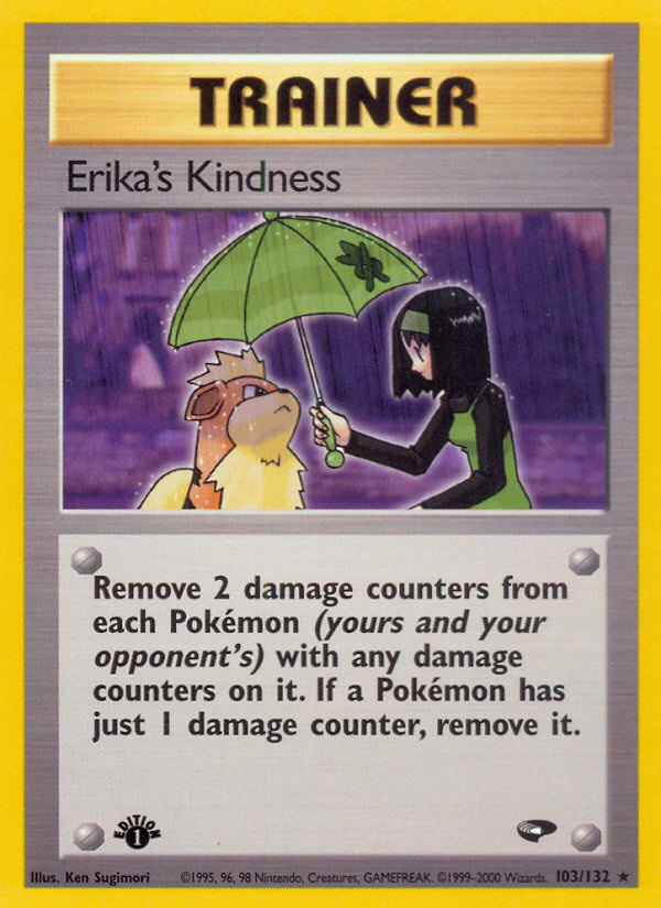 Erika's Kindness (103/132) [Gym Challenge 1st Edition] - Card Brawlers | Quebec | Canada | Yu-Gi-Oh!