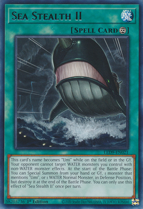 Sea Stealth II [LED9-EN021] Rare - Card Brawlers | Quebec | Canada | Yu-Gi-Oh!