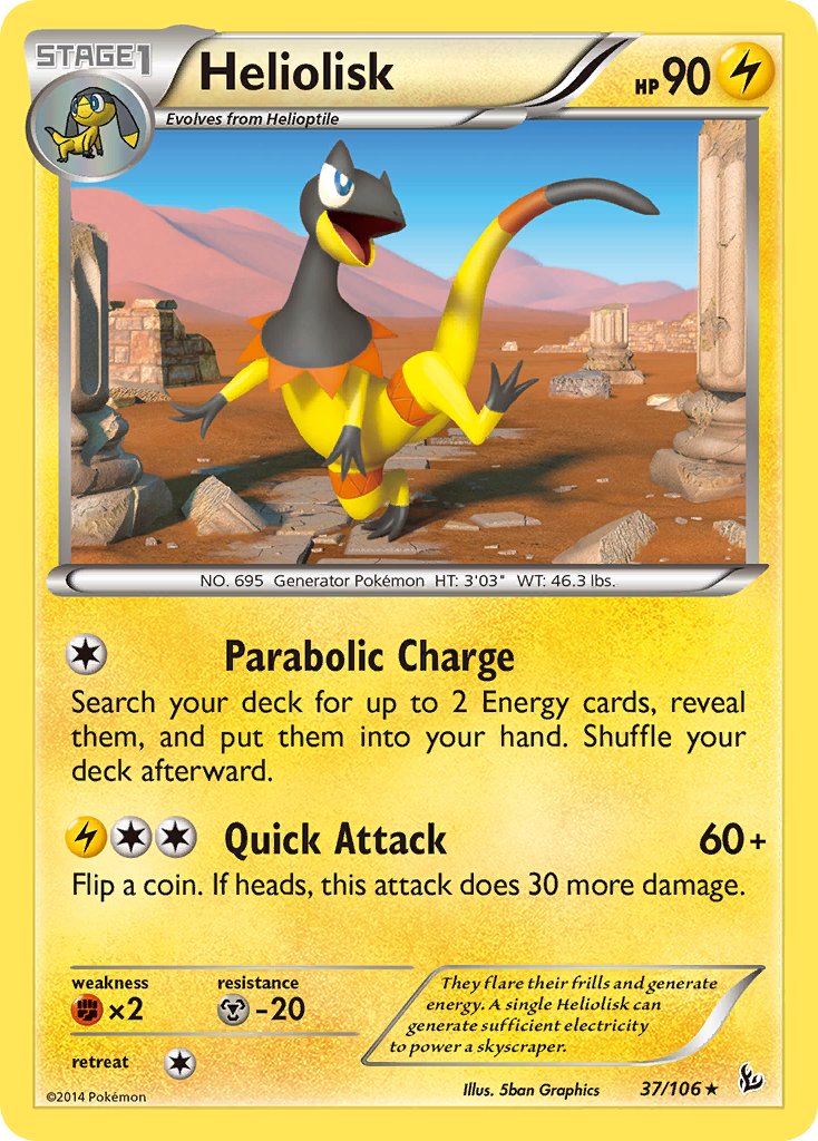 Heliolisk (37/106) (Theme Deck Exclusive) [XY: Flashfire] - Card Brawlers | Quebec | Canada | Yu-Gi-Oh!