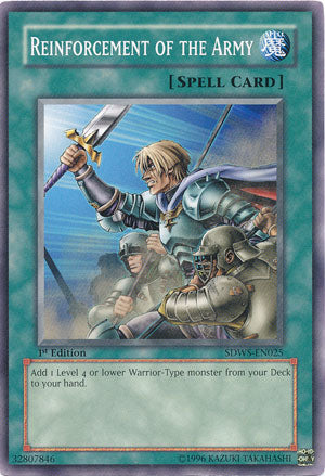 Reinforcement of the Army [SDWS-EN025] Common - Yu-Gi-Oh! - Card Brawlers | Quebec | Canada |