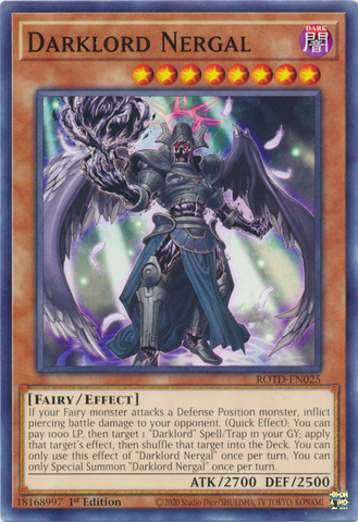 Darklord Nergal [ROTD-EN025] Common - Card Brawlers | Quebec | Canada | Yu-Gi-Oh!