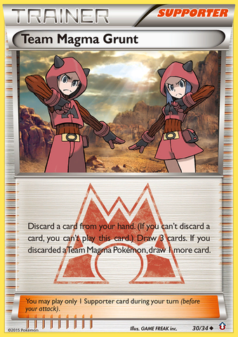 Team Magma Grunt (30/34) [XY: Double Crisis] - Card Brawlers | Quebec | Canada | Yu-Gi-Oh!