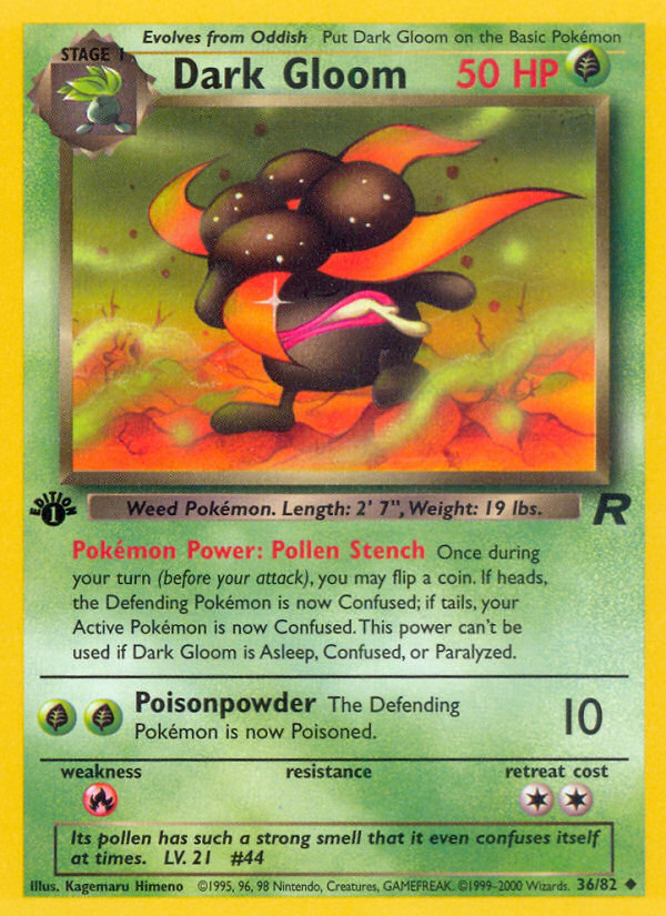 Dark Gloom (36/82) [Team Rocket 1st Edition] - Card Brawlers | Quebec | Canada | Yu-Gi-Oh!
