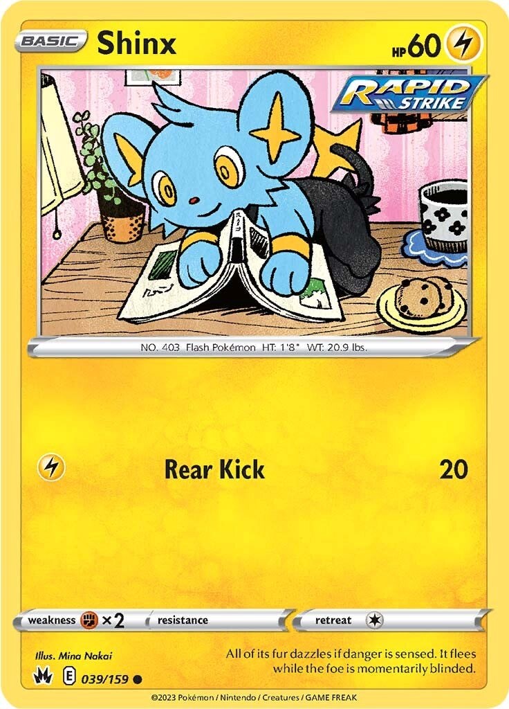 Shinx (039/159) (39) [Sword & Shield: Crown Zenith] - Card Brawlers | Quebec | Canada | Yu-Gi-Oh!