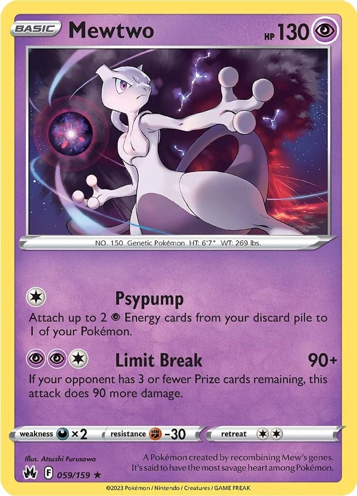 Mewtwo (059/159) [Sword & Shield: Crown Zenith] - Card Brawlers | Quebec | Canada | Yu-Gi-Oh!