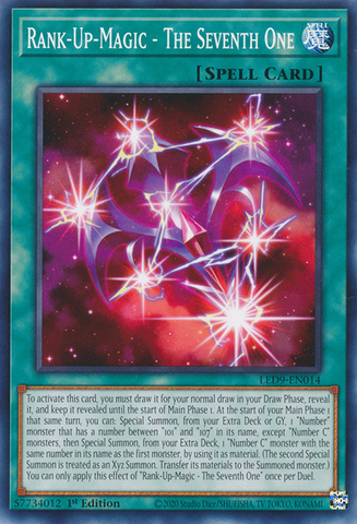 Rank-Up-Magic - The Seventh One [LED9-EN014] Common - Card Brawlers | Quebec | Canada | Yu-Gi-Oh!