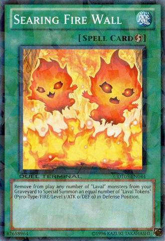 Searing Fire Wall [DT05-EN044] Common - Yu-Gi-Oh! - Card Brawlers | Quebec | Canada |