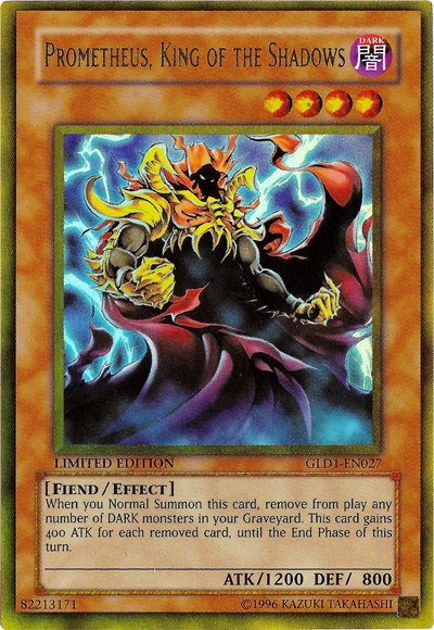 Prometheus, King of the Shadows [GLD1-EN027] Gold Rare - Card Brawlers | Quebec | Canada | Yu-Gi-Oh!