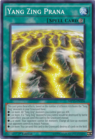 Yang Zing Prana [MP15-EN106] Common - Card Brawlers | Quebec | Canada | Yu-Gi-Oh!