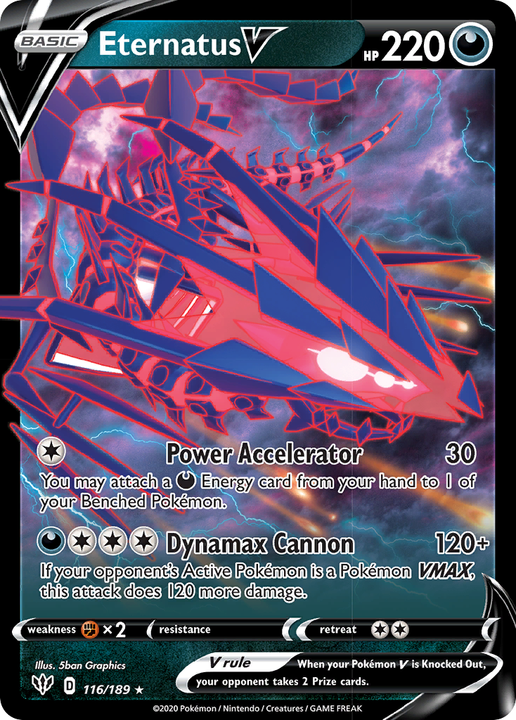 Eternatus V (116/189) [Sword & Shield: Darkness Ablaze] - Card Brawlers | Quebec | Canada | Yu-Gi-Oh!