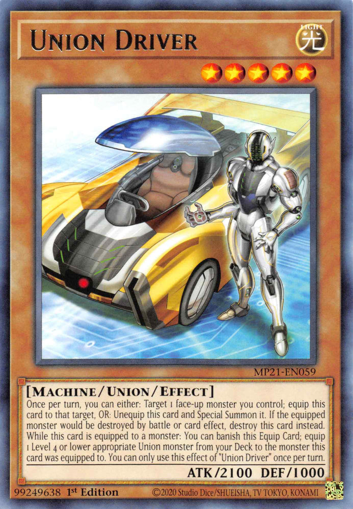 Union Driver [MP21-EN059] Rare - Card Brawlers | Quebec | Canada | Yu-Gi-Oh!