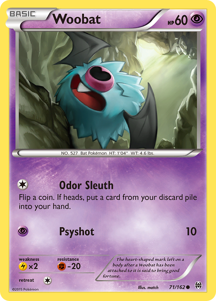 Woobat (71/162) [XY: BREAKthrough] - Card Brawlers | Quebec | Canada | Yu-Gi-Oh!