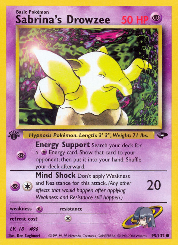Sabrina's Drowzee (95/132) [Gym Challenge 1st Edition] - Card Brawlers | Quebec | Canada | Yu-Gi-Oh!