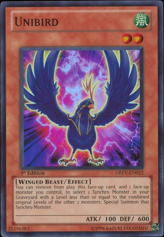 Unibird [DREV-EN012] Super Rare - Yu-Gi-Oh! - Card Brawlers | Quebec | Canada |