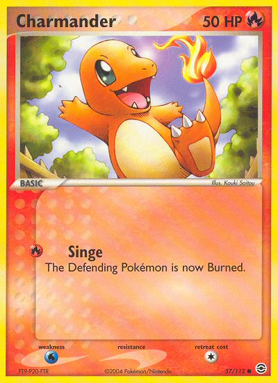 Charmander (57/112) [EX: FireRed & LeafGreen] - Card Brawlers | Quebec | Canada | Yu-Gi-Oh!