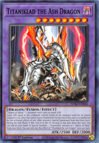 Titaniklad the Ash Dragon [SDAZ-EN043] Common - Card Brawlers | Quebec | Canada | Yu-Gi-Oh!