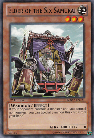 Elder of the Six Samurai [SDWA-EN021] Common - Card Brawlers | Quebec | Canada | Yu-Gi-Oh!