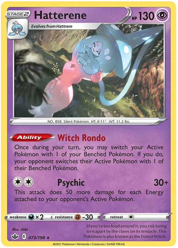 Hatterene (073/198) [Sword & Shield: Chilling Reign] - Card Brawlers | Quebec | Canada | Yu-Gi-Oh!