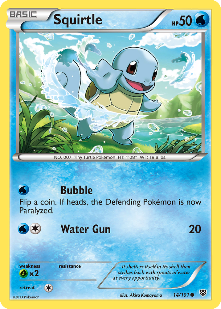 Squirtle (14/101) [Black & White: Plasma Blast] - Card Brawlers | Quebec | Canada | Yu-Gi-Oh!