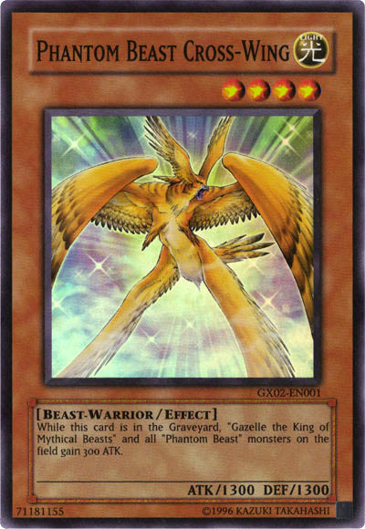 Phantom Beast Cross-Wing [GX02-EN001] Super Rare - Card Brawlers | Quebec | Canada | Yu-Gi-Oh!