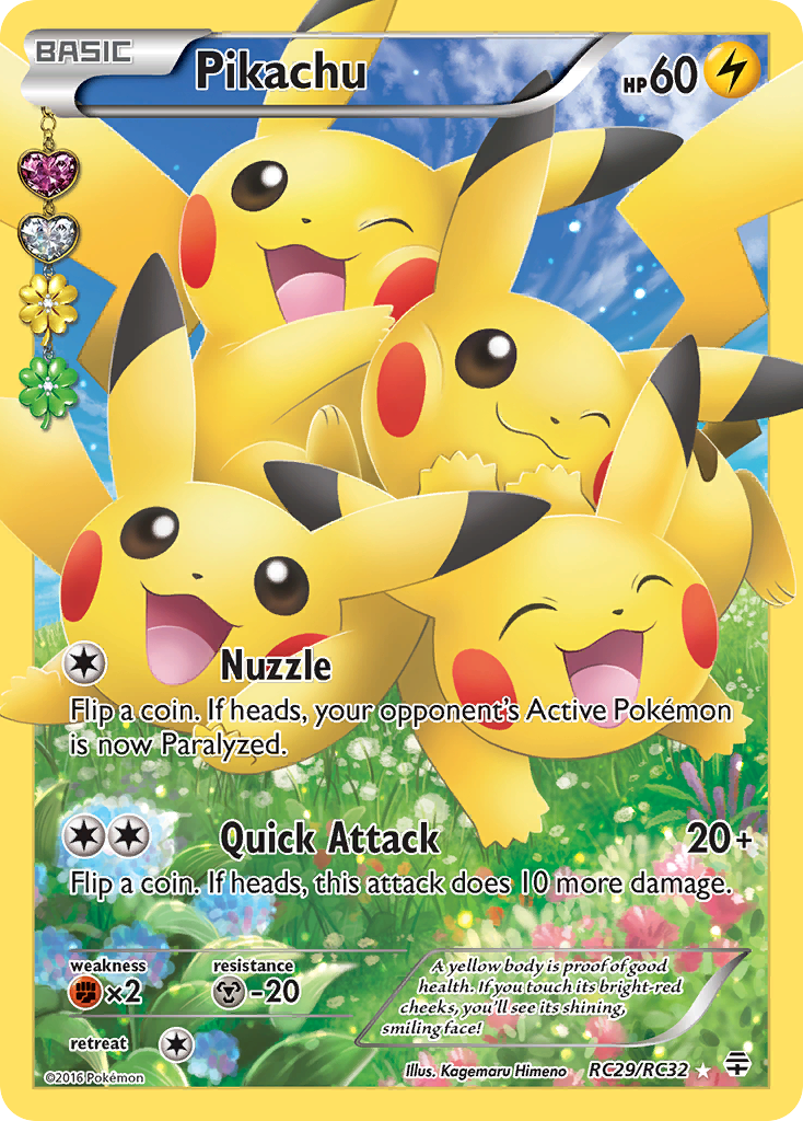 Pikachu (RC29/RC32) [XY: Generations] - Card Brawlers | Quebec | Canada | Yu-Gi-Oh!