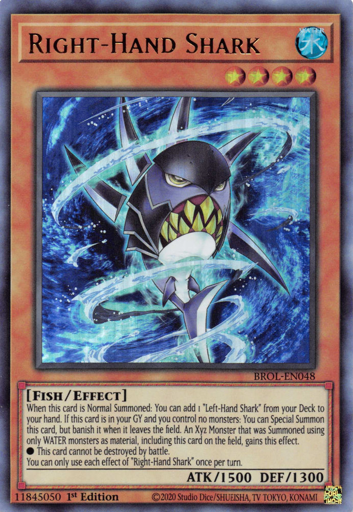 Right-Hand Shark [BROL-EN048] Ultra Rare - Card Brawlers | Quebec | Canada | Yu-Gi-Oh!