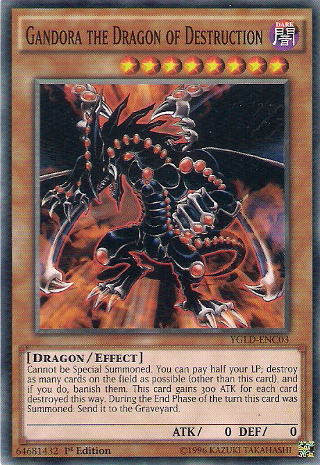Gandora the Dragon of Destruction [YGLD-ENC03] Common - Card Brawlers | Quebec | Canada | Yu-Gi-Oh!