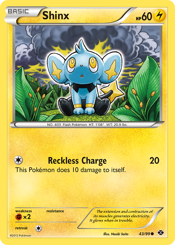 Shinx (43/99) [Black & White: Next Destinies] - Card Brawlers | Quebec | Canada | Yu-Gi-Oh!
