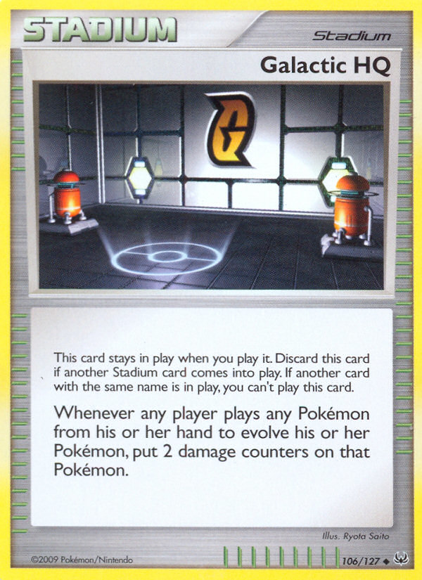 Galactic HQ (106/127) [Platinum: Base Set] - Card Brawlers | Quebec | Canada | Yu-Gi-Oh!