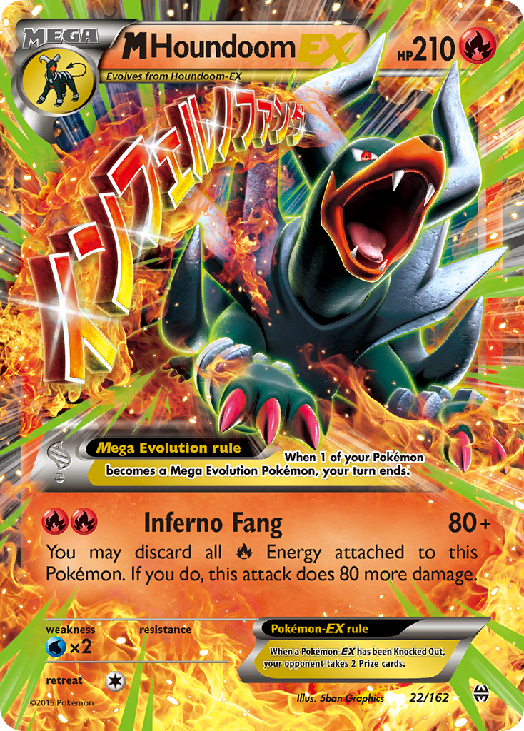 M Houndoom EX (22/162) [XY: BREAKthrough] - Card Brawlers | Quebec | Canada | Yu-Gi-Oh!