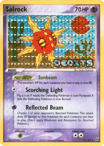 Solrock (47/107) (Stamped) [EX: Deoxys] - Card Brawlers | Quebec | Canada | Yu-Gi-Oh!