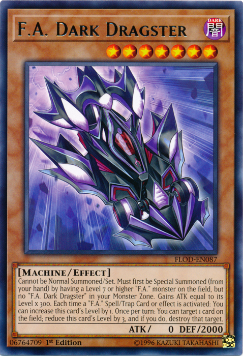 F.A. Dark Dragster [FLOD-EN087] Rare - Yu-Gi-Oh! - Card Brawlers | Quebec | Canada |