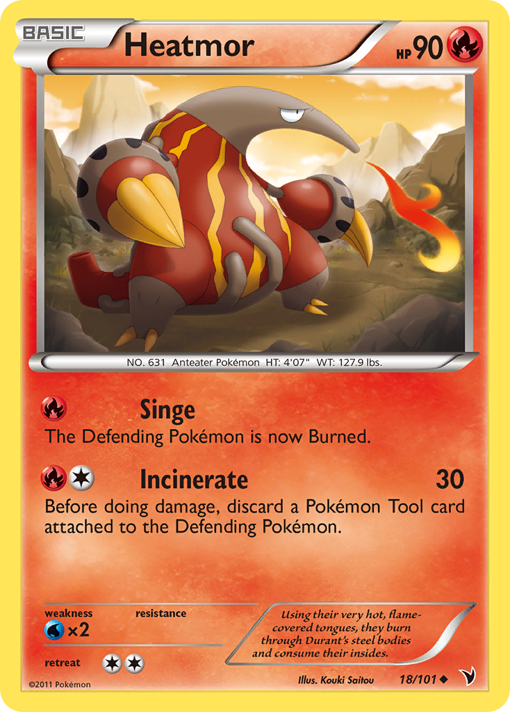 Heatmor (18/101) [Black & White: Noble Victories] - Card Brawlers | Quebec | Canada | Yu-Gi-Oh!