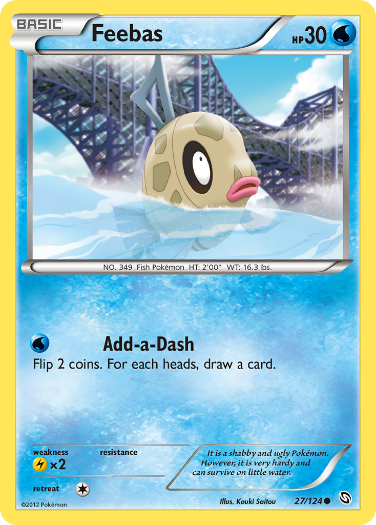 Feebas (27/124) [Black & White: Dragons Exalted] - Card Brawlers | Quebec | Canada | Yu-Gi-Oh!