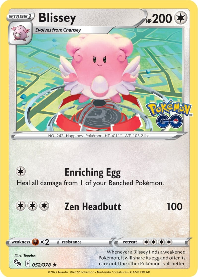 Blissey (052/078) [Pokémon GO] - Card Brawlers | Quebec | Canada | Yu-Gi-Oh!