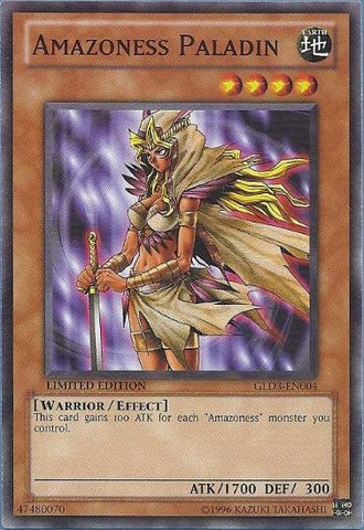 Amazoness Paladin [GLD3-EN004] Common - Card Brawlers | Quebec | Canada | Yu-Gi-Oh!