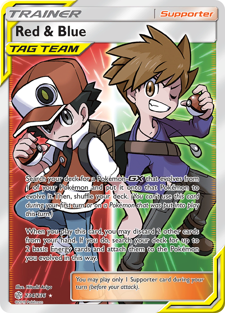Red & Blue (234/236) [Sun & Moon: Cosmic Eclipse] - Card Brawlers | Quebec | Canada | Yu-Gi-Oh!