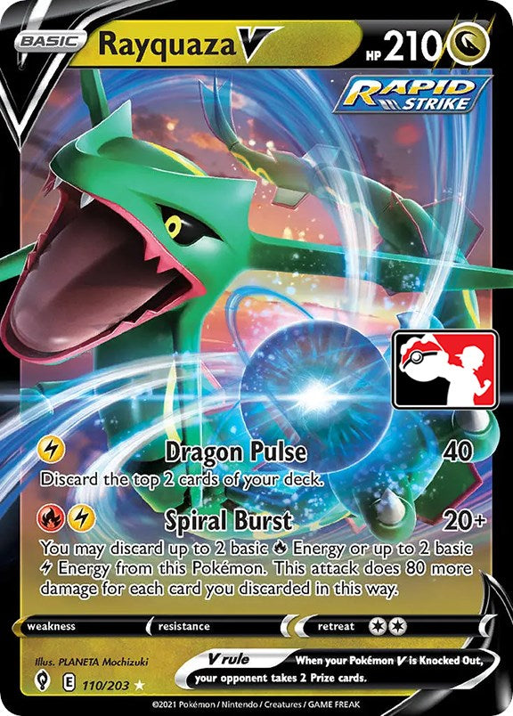 Rayquaza V (110/203) [Prize Pack Series One] - Card Brawlers | Quebec | Canada | Yu-Gi-Oh!