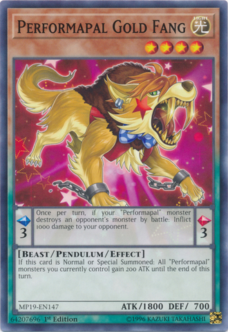 Performapal Gold Fang [MP19-EN147] Common - Card Brawlers | Quebec | Canada | Yu-Gi-Oh!