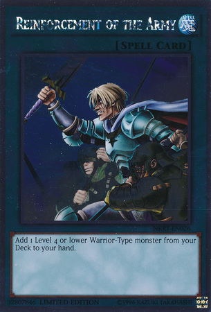 Reinforcement of the Army [NKRT-EN026] Platinum Rare - Card Brawlers | Quebec | Canada | Yu-Gi-Oh!
