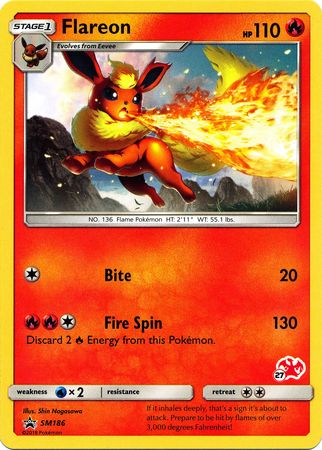 Flareon (SM186) (Charizard Stamp #27) [Battle Academy 2020] - Card Brawlers | Quebec | Canada | Yu-Gi-Oh!