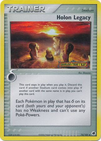 Holon Legacy (74/101) (Stamped) [EX: Dragon Frontiers] - Card Brawlers | Quebec | Canada | Yu-Gi-Oh!
