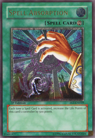 Spell Absorption [FET-EN039] Ultimate Rare - Card Brawlers | Quebec | Canada | Yu-Gi-Oh!