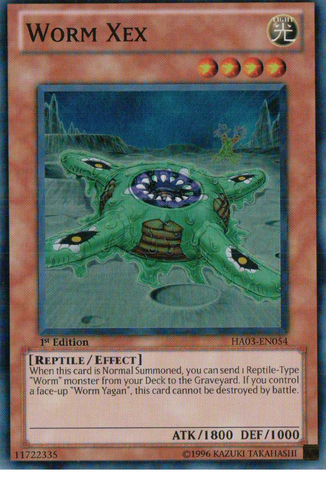 Worm Xex [HA03-EN054] Super Rare - Card Brawlers | Quebec | Canada | Yu-Gi-Oh!