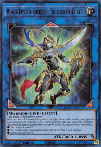 Black Luster Soldier - Soldier of Chaos [MAMA-EN073] Ultra Rare - Card Brawlers | Quebec | Canada | Yu-Gi-Oh!