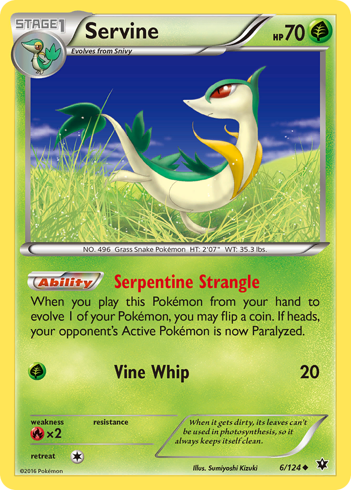 Servine (6/124) [XY: Fates Collide] - Card Brawlers | Quebec | Canada | Yu-Gi-Oh!