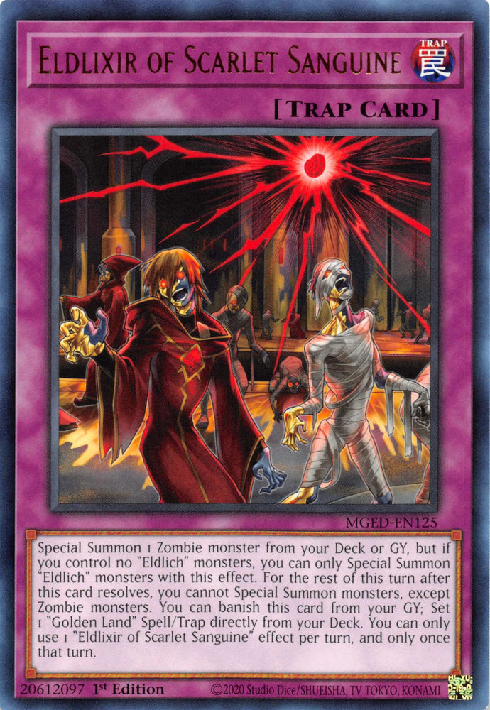 Eldlixir of Scarlet Sanguine [MGED-EN125] Rare - Card Brawlers | Quebec | Canada | Yu-Gi-Oh!