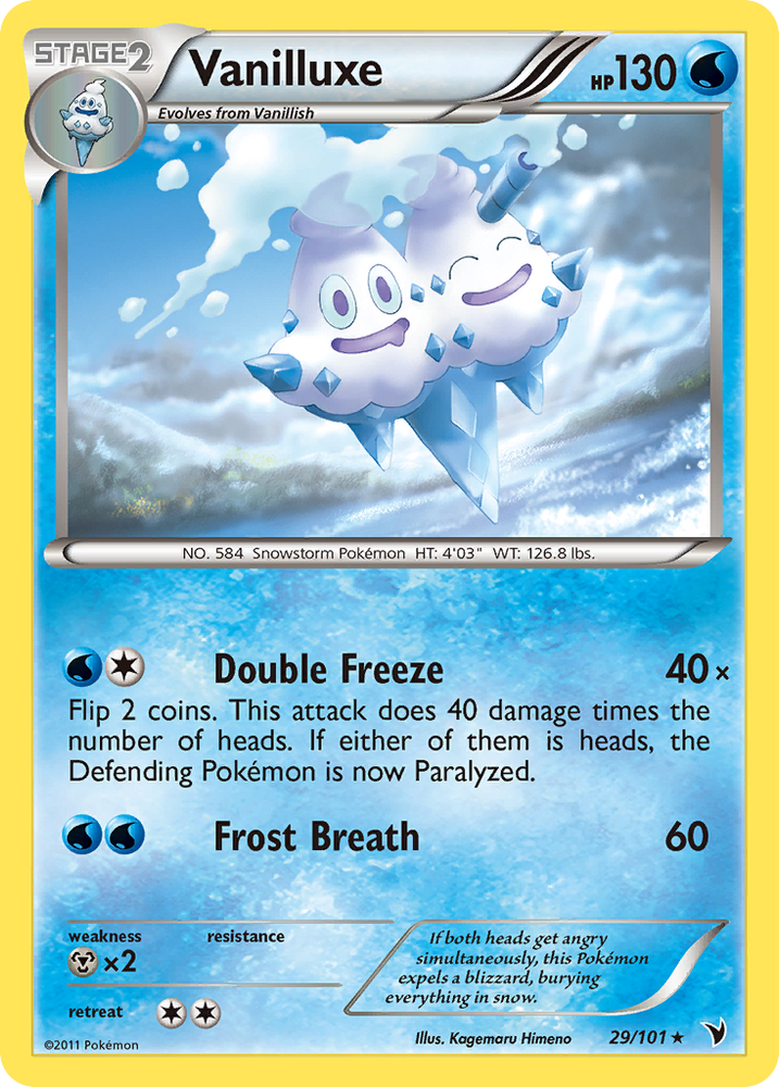 Vanilluxe (29/101) [Black & White: Noble Victories] - Card Brawlers | Quebec | Canada | Yu-Gi-Oh!