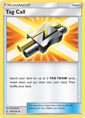 Tag Call (206/236) [Sun & Moon: Cosmic Eclipse] - Card Brawlers | Quebec | Canada | Yu-Gi-Oh!