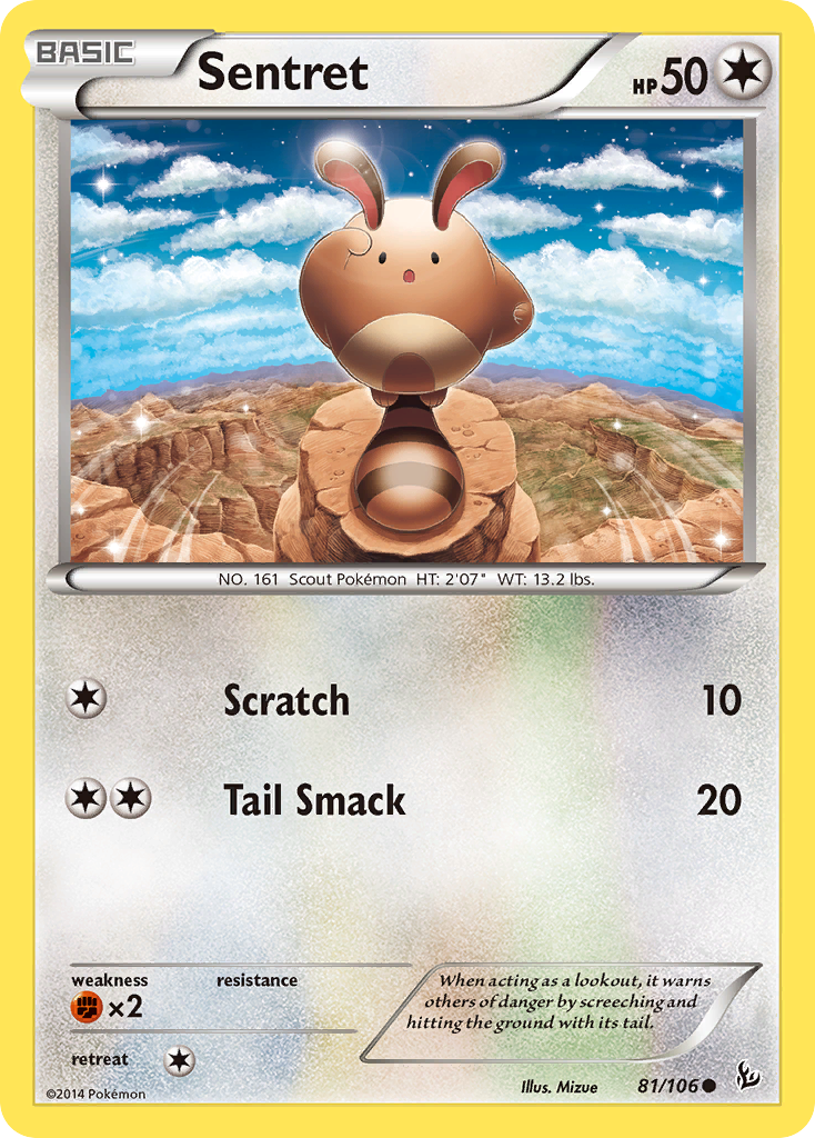 Sentret (81/106) [XY: Flashfire] - Card Brawlers | Quebec | Canada | Yu-Gi-Oh!